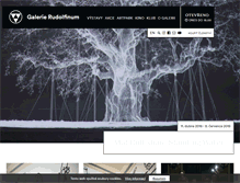 Tablet Screenshot of galerierudolfinum.cz